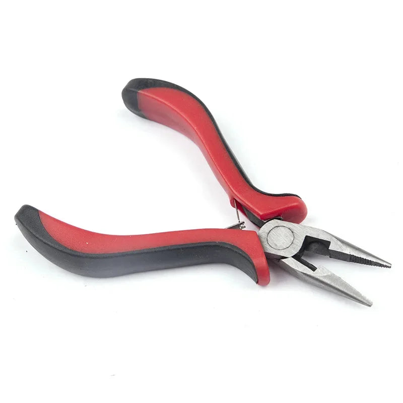 ZWICKE DIY Hand Tool Set Handle Mini Pliers Jewelry Pliers Pointed Nose Oblique Nose Wire Needle Nose Top Cutting Pliers