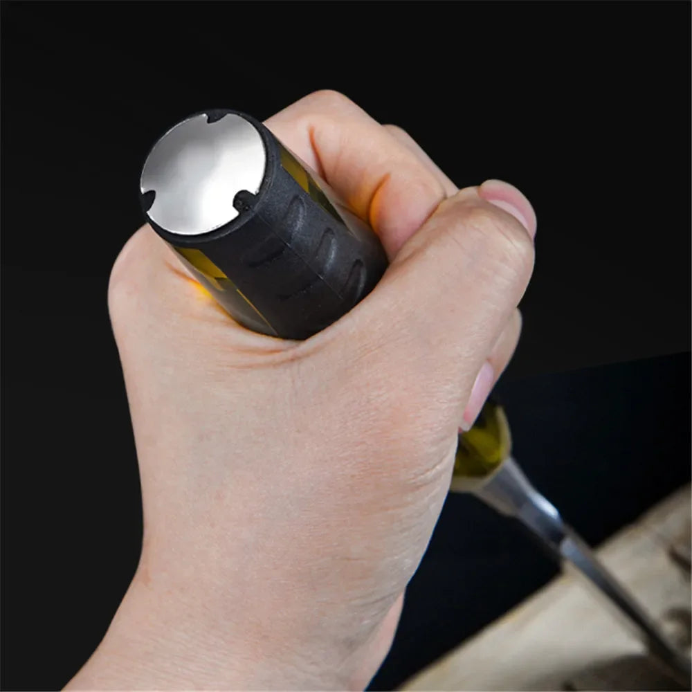 Multi-Tool Transparent Two-color Handle Carpentry Chisel High Hardness Wear Resistance Sharp Blade Chisel Carving Knife