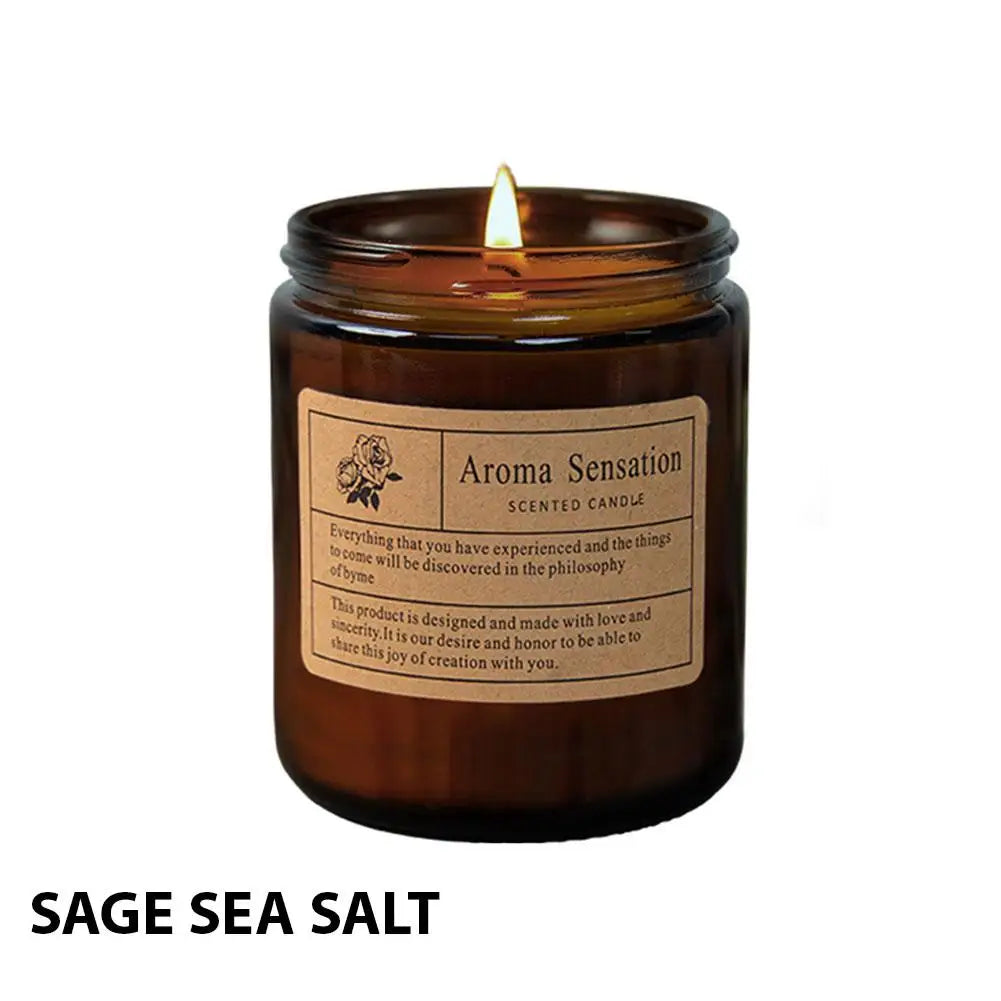 Luxury Glass Cup Aromatherapy Candle | Smokeless Scented Candle for Home Decoration Birthday or Valentine's Day Gift