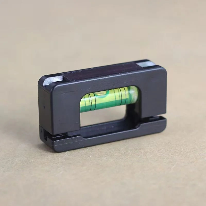 Magnetic Hanging Wire Level Threading Bracket Level Ruler Square Bubble Round Bullseye Scope Bubble Level Measuring Tool