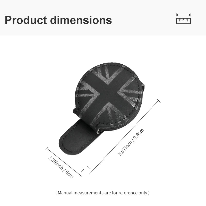 Car Sun Visor Glasses Clip For Mini Cooper F56 F55 F60 R56 R60 J01 J05 F65 F66 U25 Car Glasses Case Holder Storage Portable Clip