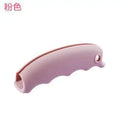 Silicone anti pinch hand effortless vegetable picker plastic bag handle