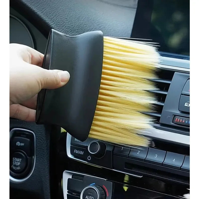 1/2PCS Internal Cleaning Tools for Cars Long Handled Cleaning Brushes Fine Bristles Dust Removal Cleaning of Car Air Outlets