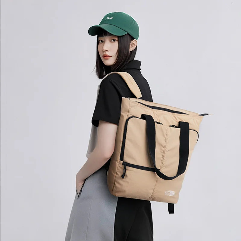 BAGSMART Women's Tote Bag 15.6 inch Laptop Backpack Large Capacity College Bag Function Commuting Women's Handbag
