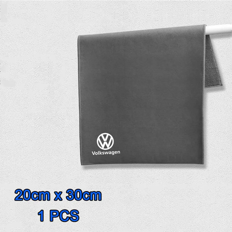 Car Cleaning Towels-Microfiber Material,car accessories,for Volkswagen Jetta Golf Passat Polo Tiguan Arteon CC