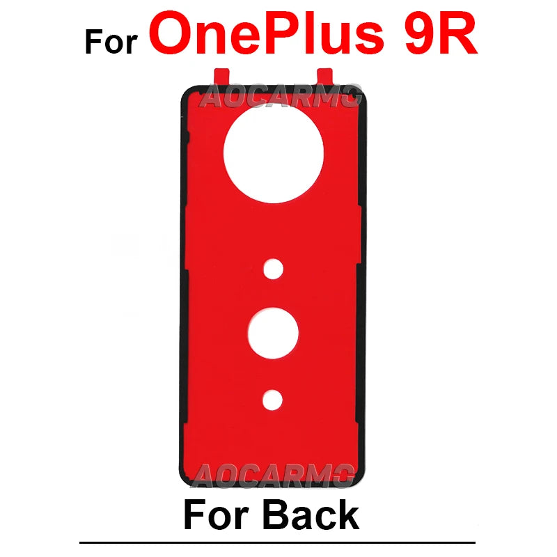 For OnePlus 6 6T 7 7T 8 8T 13R 9 10R 10 Pro 9R 9RT Nord Rear Door Housing Back Cover Adhesive 1+8Pro Sticker Tape Glue