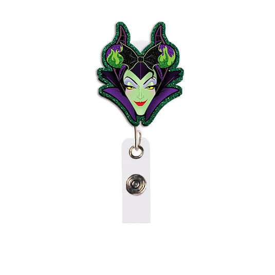 Disney Villains ID Badge Holder Neck Strap Pendant Door Card Holders Lanyards Girls Lanyard Student Kids Credential Holder
