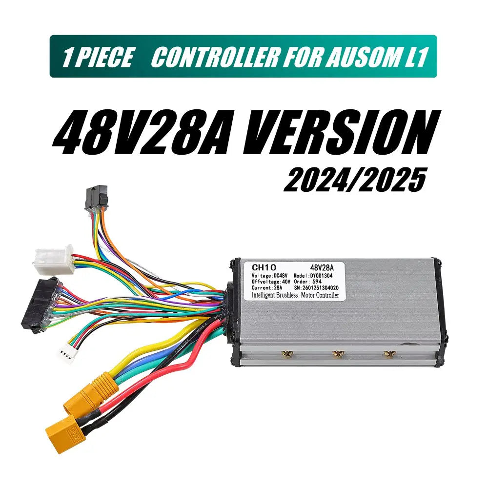 Original 48V 28A 23A Intelligent Brushless Motor Controller Only for AUSOM L1 Electric Scooter 48V28A 48V23A 2024 2025 Version