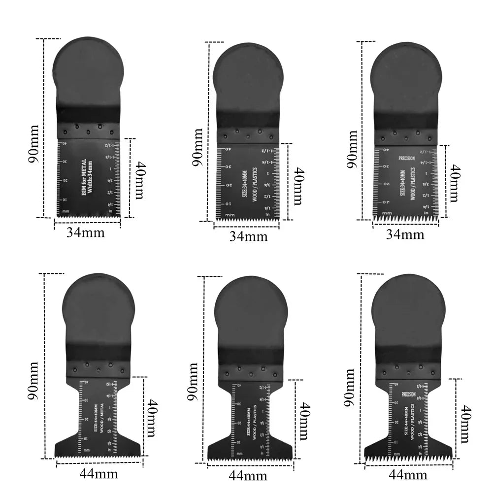 Multifunctional Saw Blade Oscillating Quick Change Blade Metal Plaster Wood Plastic Renovation Cutting Tool Acces Trimmer Blade
