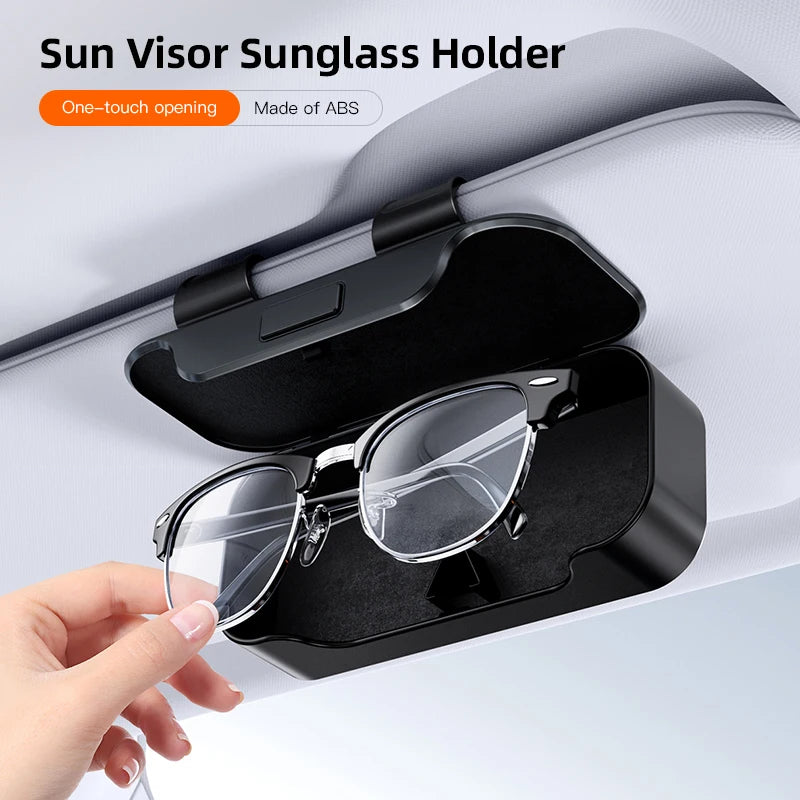Car Sun Visor Eyeglass Clip Universal Glasses Holder Bracket For Chery Tiggo 7 Pro 8 5 3 T11 5X Amulet Fora QQ IQ Fulwin Arrizo