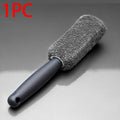 SEAMETAL Car Wheel Detail Cleaning Brush Tool Tire Washing Clean Soft Bristle Cleaner Black Easy To Cleaning Rims Spokes Wheel