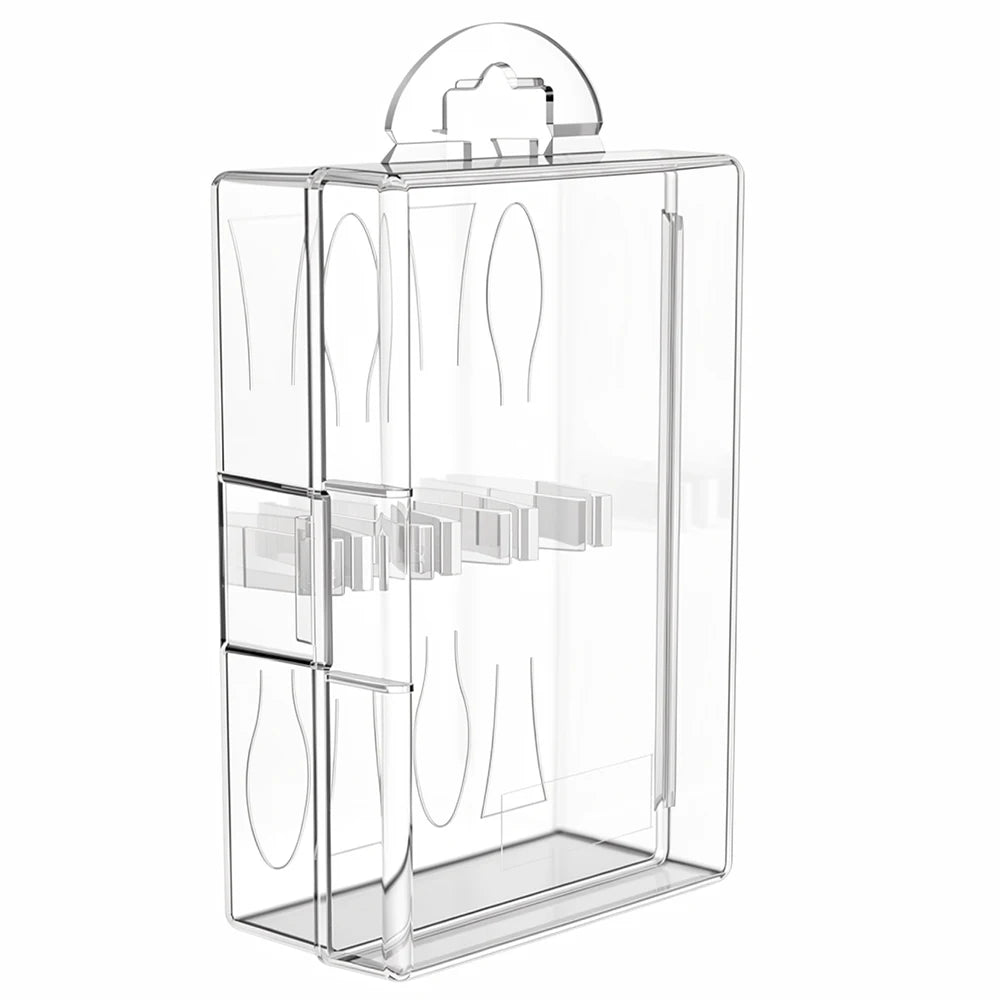 Toothbrush Head Storage Box Replacement Brush Heads Travel Case Compatible with Oral B, iO and Philips Electric Toothbrush Head