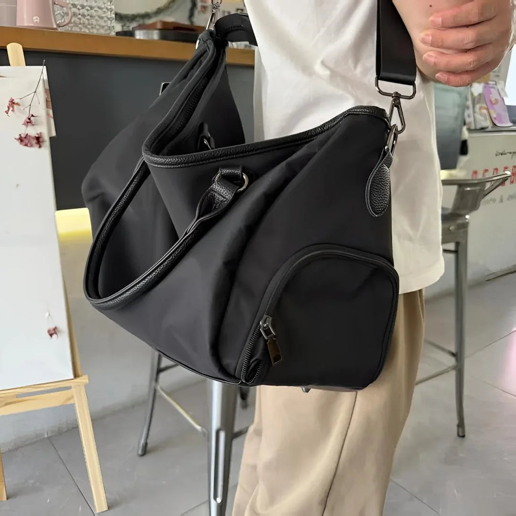 Soft Shoulder Bag Unisex Travel Sports Fitness Crossbody Handbag Oxford Cloth Material No Pull Rod Summer 2025