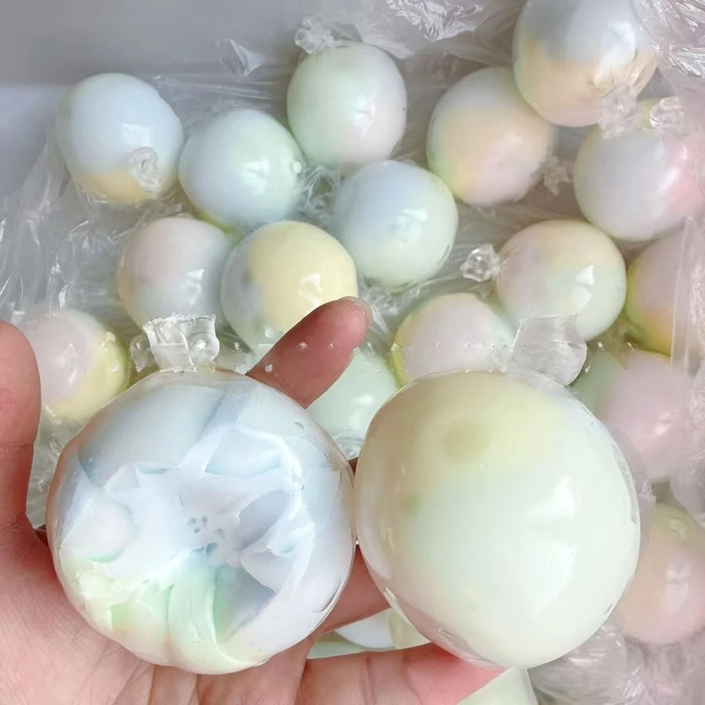 Fruit Crispy Pinch Stress Relief Toy Clay Handmade Ball Wax Pinch With Crispy Sound Soft And Slow Rebound Relaxing Toy Squeeze