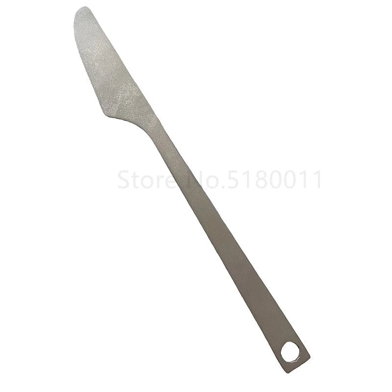 Titanium Alloy Cutlery Knife For Outdoor Camping And Picnicking  Ultra Lightweight Portable Cutlery