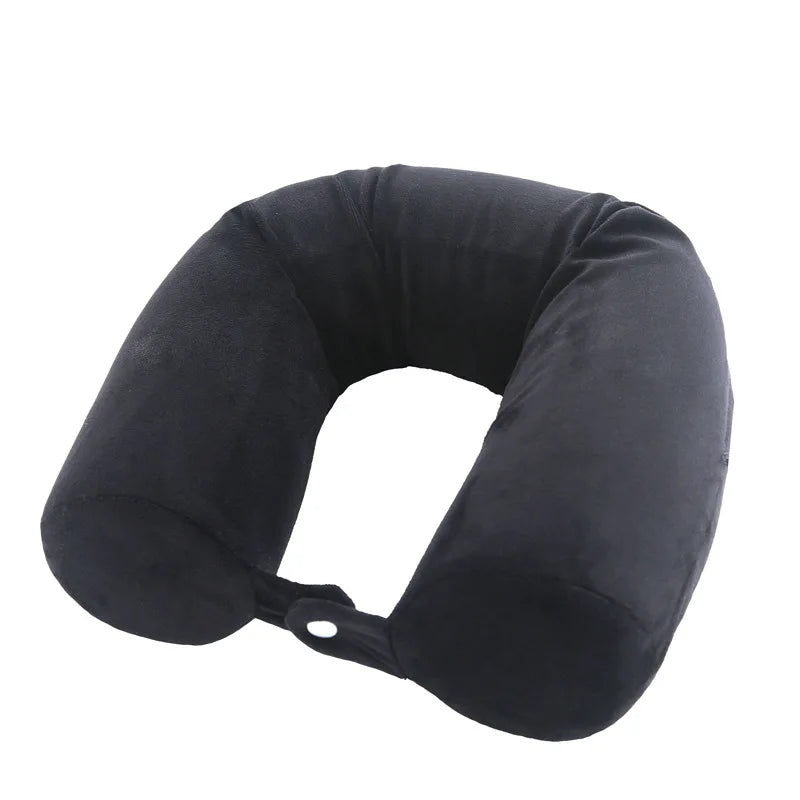 Memory foam u-shaped pillow, travel pillow, protect the cervical spine, easy to carry, bendable, slow rebound