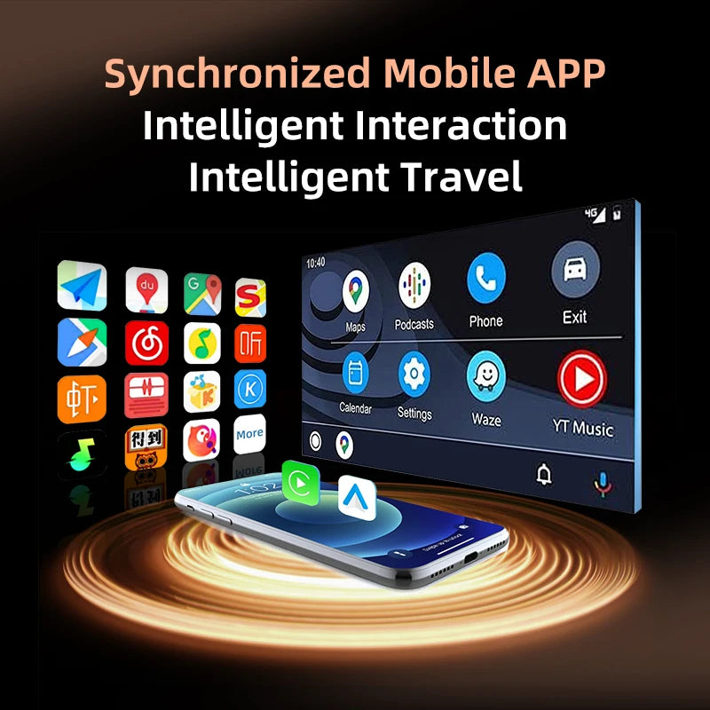 2in1 Mini Wired to Wireless CarPlay Adapter Android Auto Dongle WiFi USB Plug&Play Auto Connect for Audi Porsche Mercedes Kia