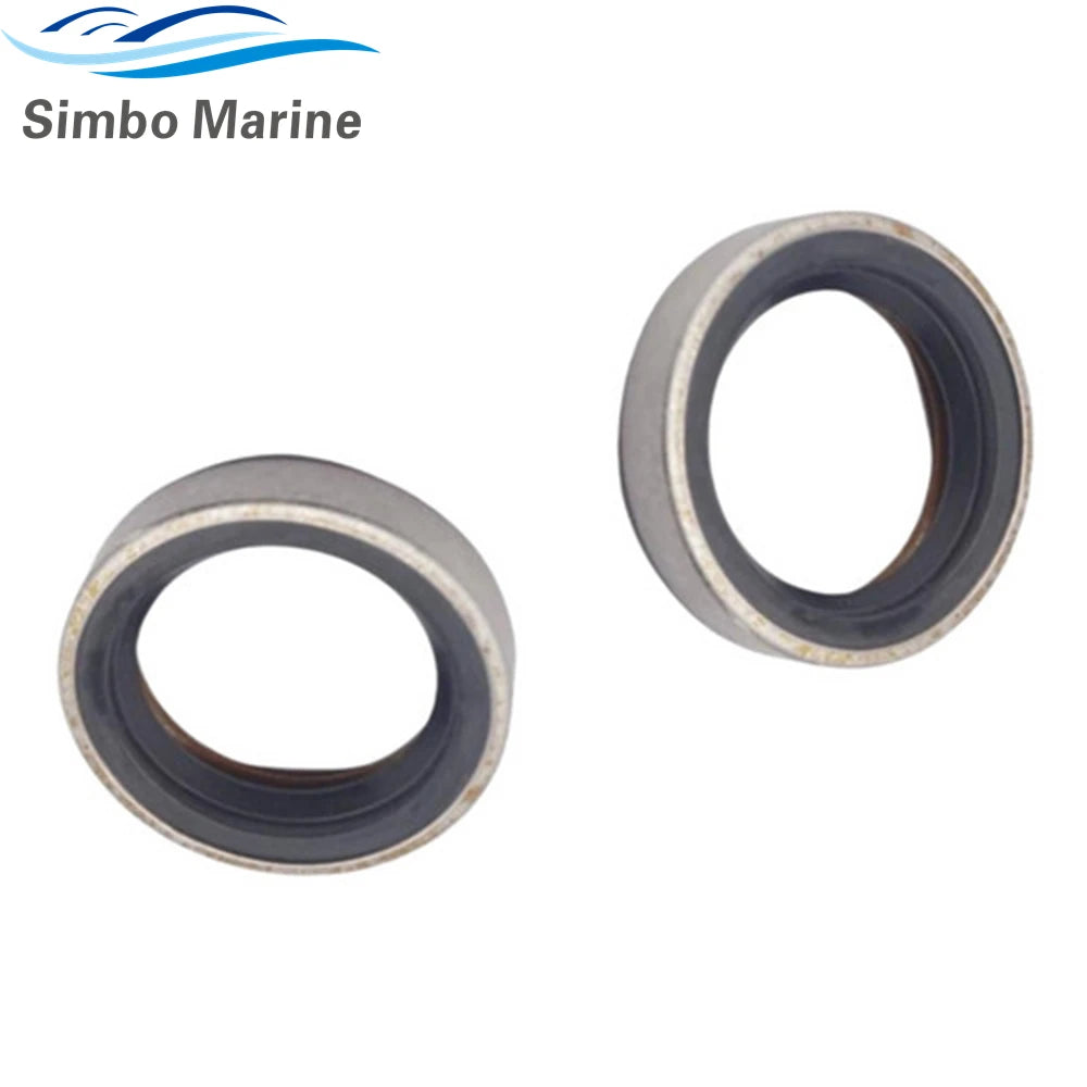 2pcs Oil Seal 26-F697118 26-12224 for Mercury Mariner Outboard Motor Sierra 18-2076 GLM 85700