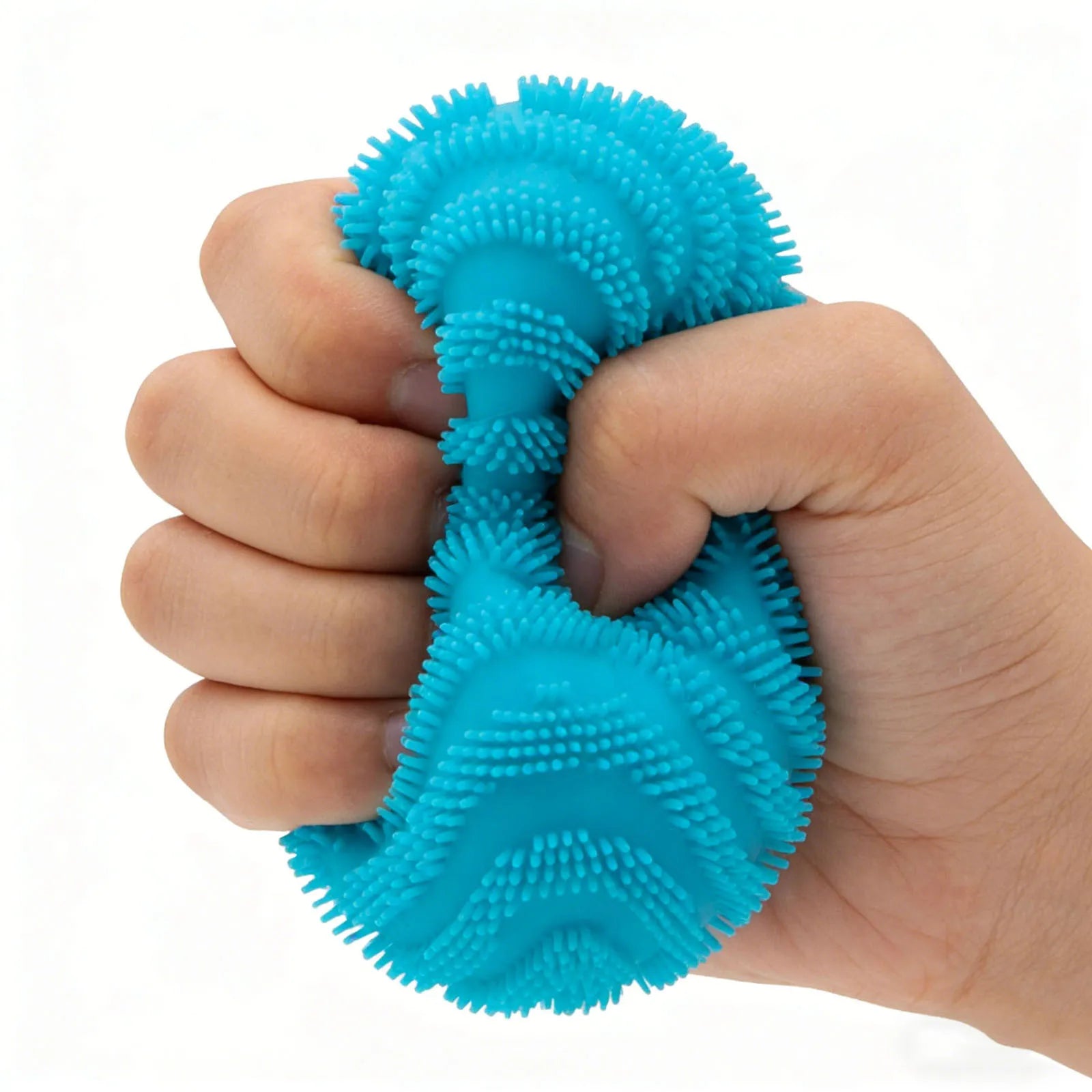 Nee Doh Fuzz Ball Wonder Waves Sensory Squeeze Toy Textured Stress Relief Fidget Ball for Adults Kids