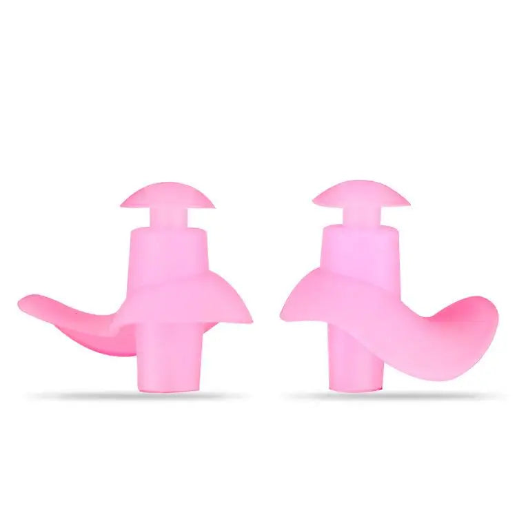 2 PCS Silicone Waterproof Earplug Environmental Soft Ear Plugs Adult Children Swimmers Swimming Diving Portable Earplug W/ Box