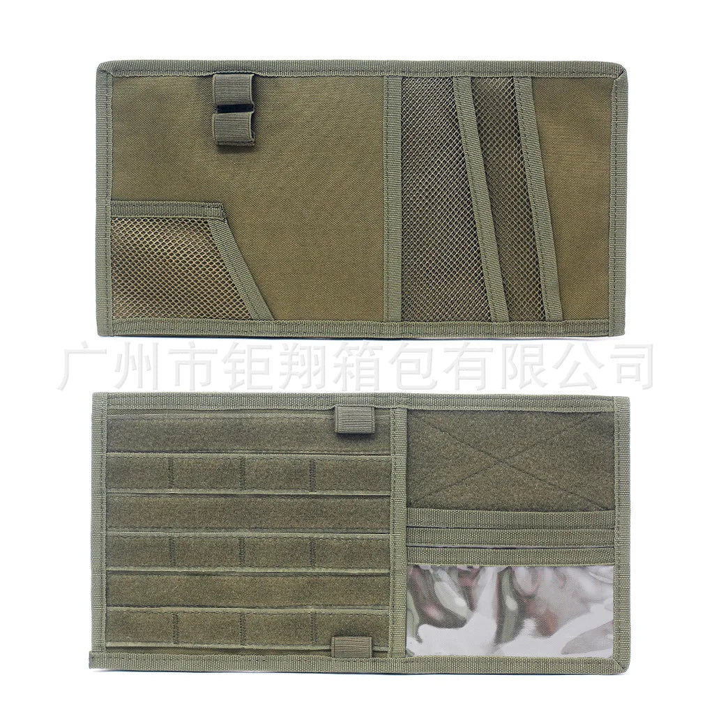Multifunctional MOLLE Sun Visor Storage Bag Tactical Car Organizer Pouch for Pickup Trucks SUVs Tool Holder Travel & Outdoor Use