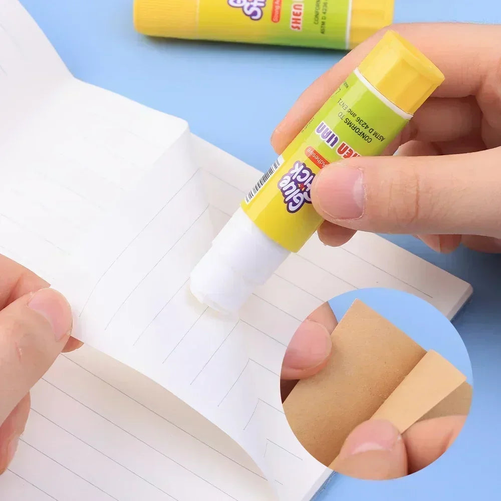 9g High Viscosity Solid Glue Sticks High Efficiency Adhesion Clear Solid Glue Guns for Home School DIY Art Paper Stationery