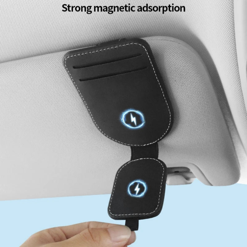 High-Quality Car Eyeglass Clip, Multi-Functional Car Sun Visor Card Holder, In-Car Eyewear Storage Rack, Fashion Glasses Clip