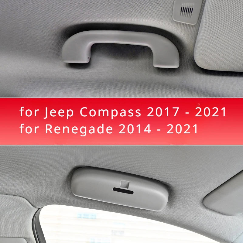 Car Sunglasses Case Glasses Holder for Jeep Compass 2017 - 2025 Renegade 2014 - 2023 Glasses Storage Box Accessories