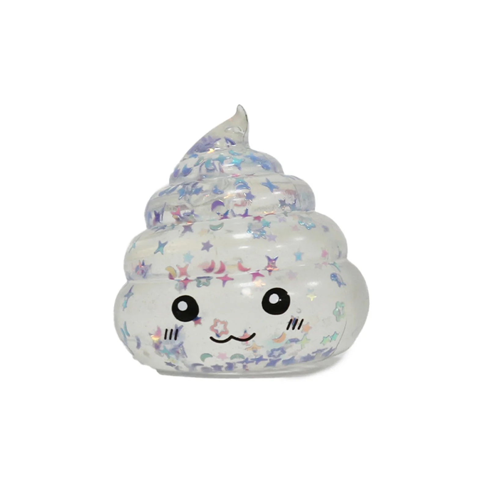 Novelty Squishy Maltose Poop Stress Squishies Toys Glitter Funny Stretch Squeeze Fidget Toys for Adults Fool's Day Prank Gift