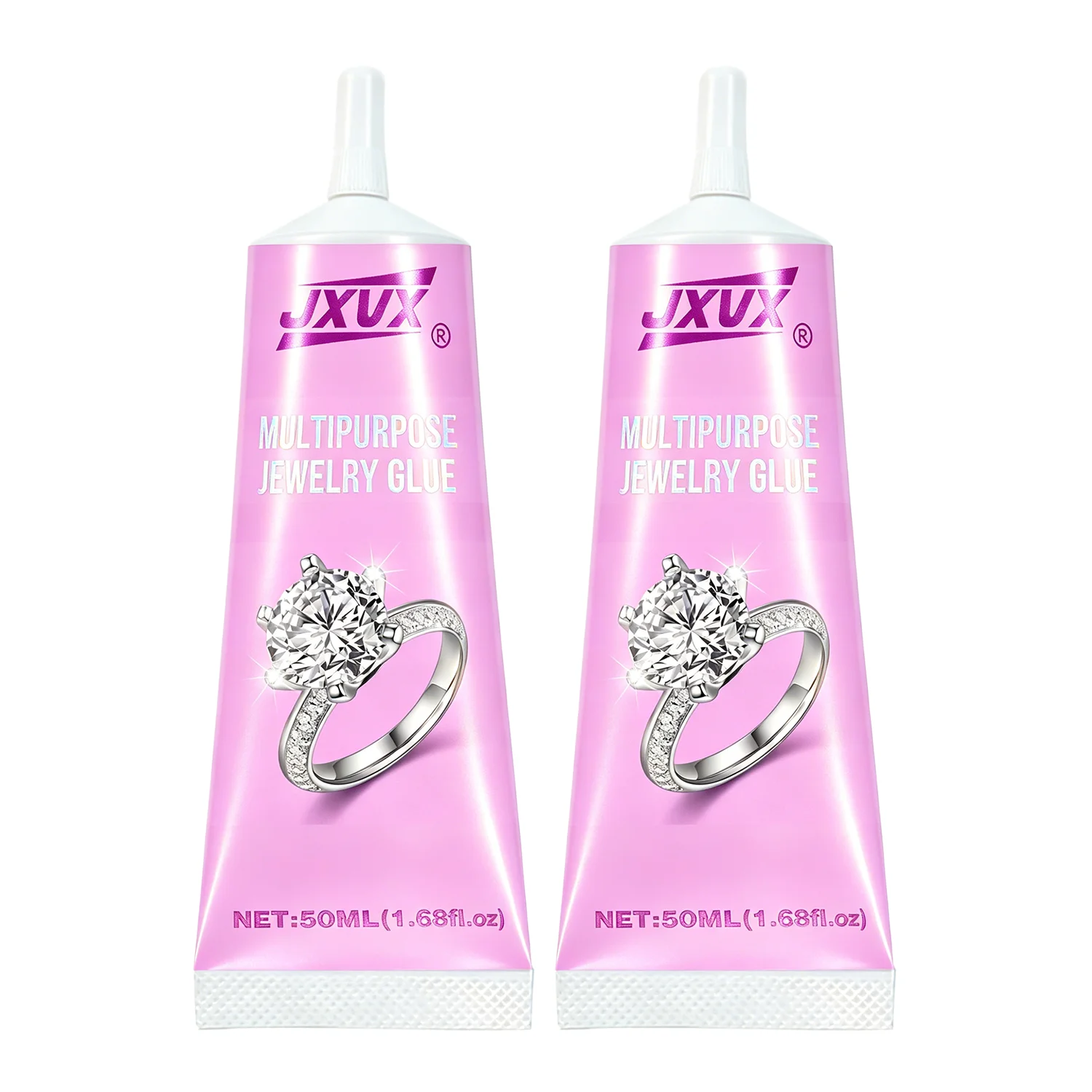 Jewelry Glue B7000 Production and Restoration-for bonding gem Pearls Earrings Rings Rhinestones Strong Waterproof Clear Adhesive 50ML（1.68fl oz）