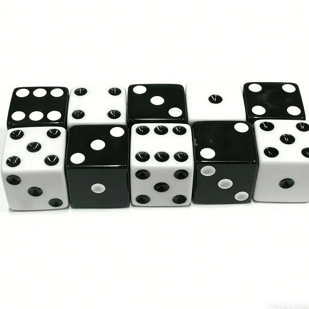 5Pcs/set 25mm Square Corner Point Dice Large Activity Game Props Large Size Stopper Teaching Aid Draw