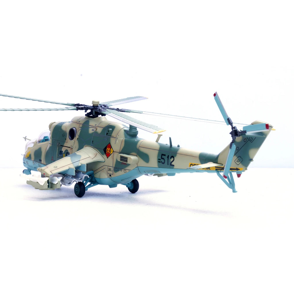 P14005PG 1:72 East German MI-24P Helicopter Model (5th Helicopter Squadron No. 512) Static Aircraft Model