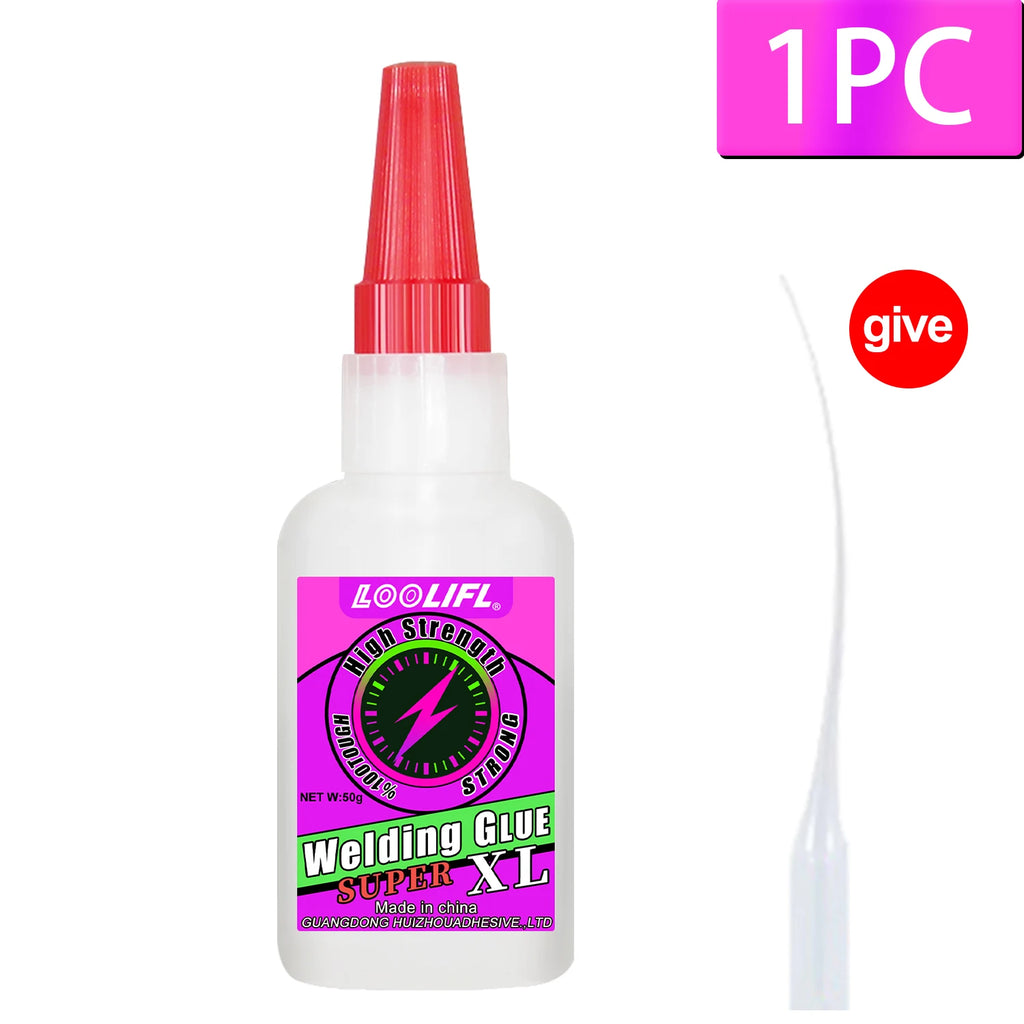 5PCS 50g super glue,high-strength oily welding glue,universal strong instant adhesive, suitable for wood,ceramics,metal DIY