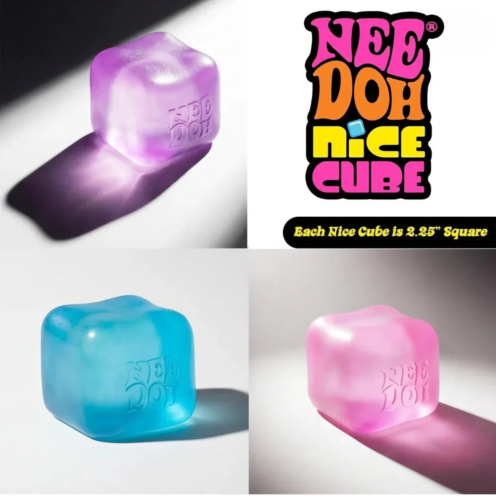 Trending Nee Doh Jellyfish & Cube Squish Toy - Soft Jelly Squeeze Stress Relief Fidget, Sensory NeeDoh for Kids & Adults 2026@！
