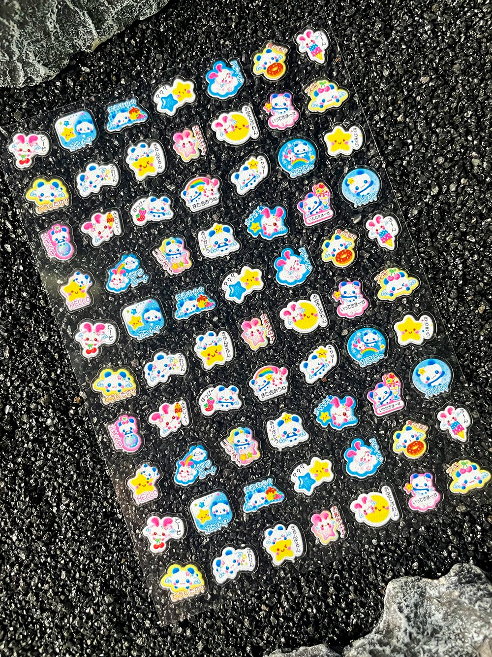 Kawaii Animal Mini Little Rabbit Panda CAT Luggage Tags Stickers Pvc Diary Notebook Skateboard Mobile Phone Nail Art Stickers
