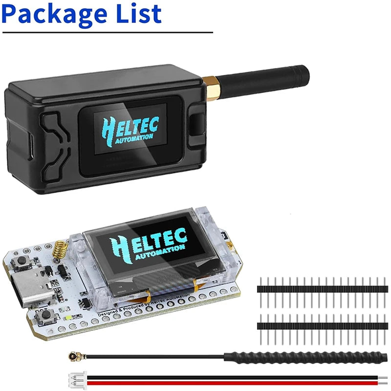Heltec V3 Meshtastic ESP32 SX1262 LoRa 32  Dev-Board Kit Case 915MHz Multi-Band WiFi BLE OLED USB-C  Support  Arduino IoT
