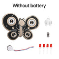 LED Diode Rotating Toy DIY Kit PCB Circuit Board Soldering Practice Module Electronics Teaching Fun Experiments
