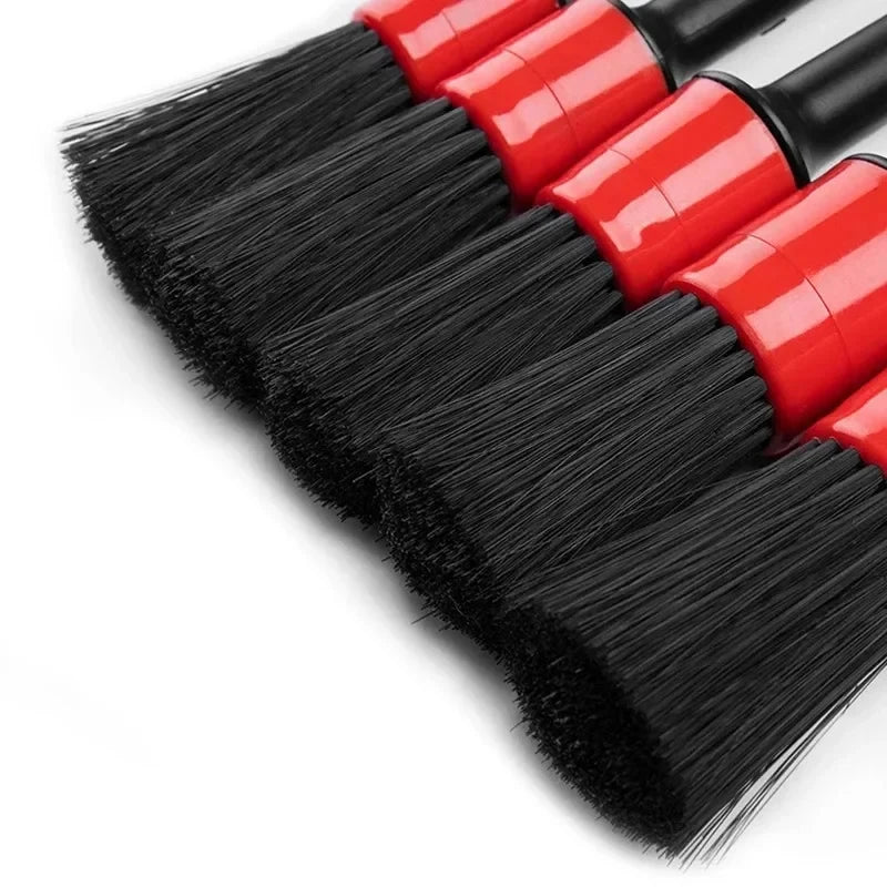 10pcs Detailing Brush Set Car Brushes Car Detailing Brush For Auto Cleaning Dashboard Air Outlet Wheel Wash Maintenance Tool