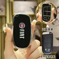 Fashion TPU Car Remote Key Case Cover Protector Shell For Fiat Freemont 2018 500X 500 500L Keychain Styling Protector Accessory