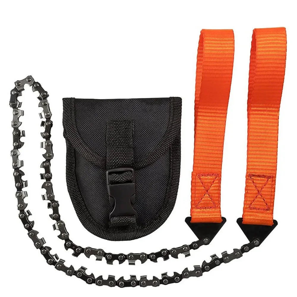 11 tooth outdoor portable hand pulled rope saw - suitable for outdoor, mountain climbing, and rescue - multifunctional saw chain
