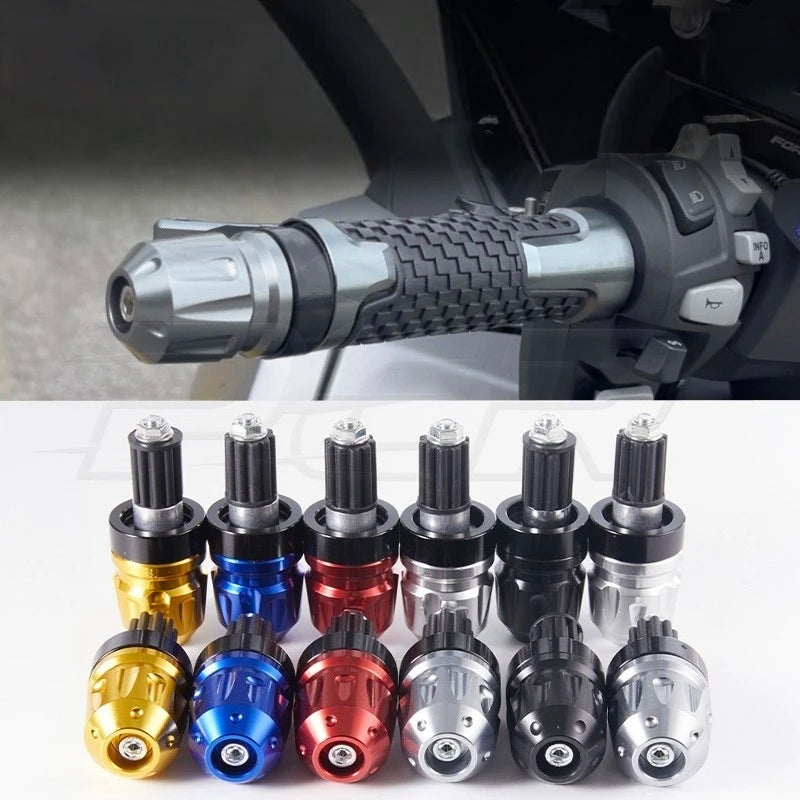 Universal Motorcycle Handlebar Grips Handle Bar Cap End Plugs Counterweight Cap Protective aesthetic accessories