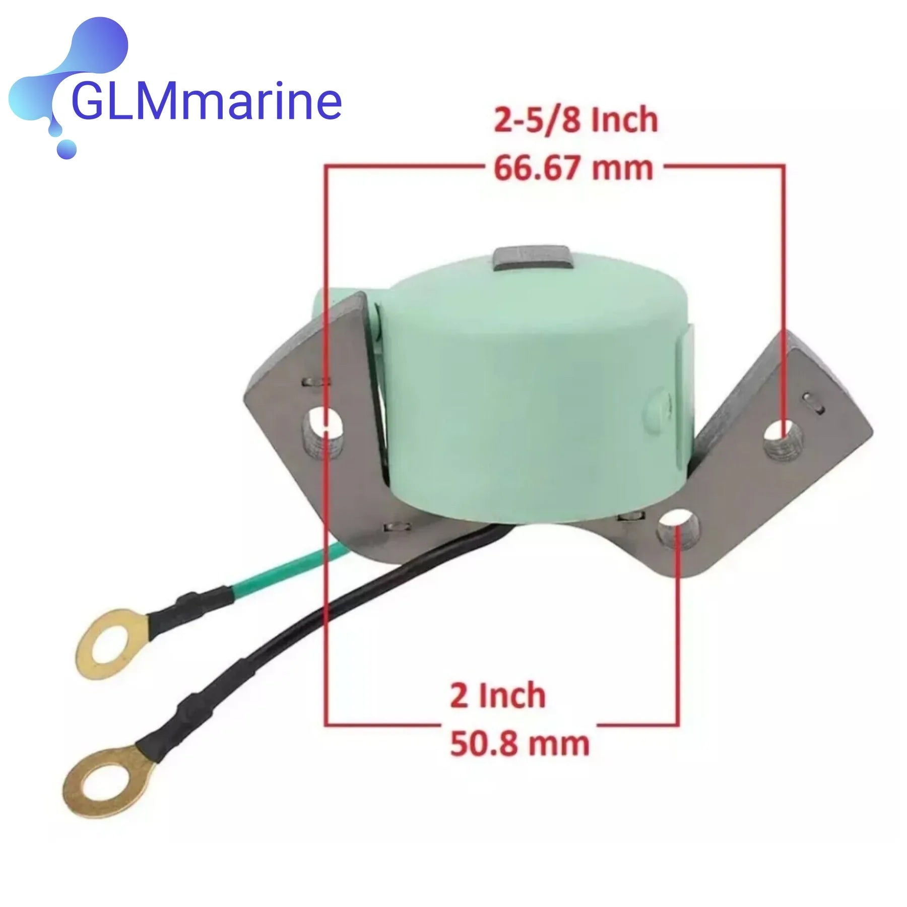 Ignition Coil 582931 802371A1 for Johnson Evinrude Outboard Engines 584477 and Also Fit Mercury 802371 580416 Replaces 18-5181