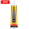 T7000 & E8000 Jewelry Adhesive 15/110g: Suitable for bonding rhinestones, pearls, glass, and metal—waterproof and transparent