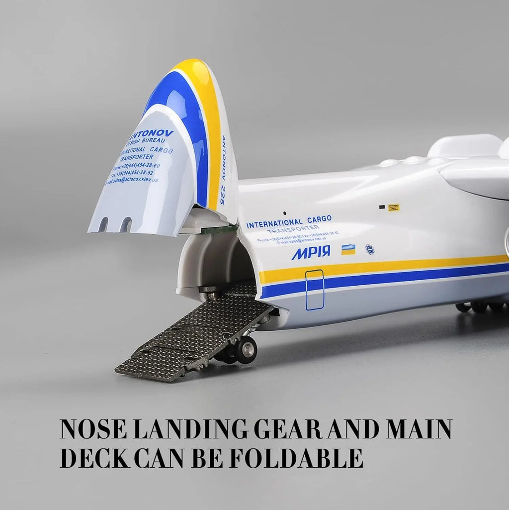 Toy Airplane Resin Plastic Replica Model 1/200 Scale 42cm Antonov An-225 An225 Mriya Transport Aircraft Child Toy Plane Airplane