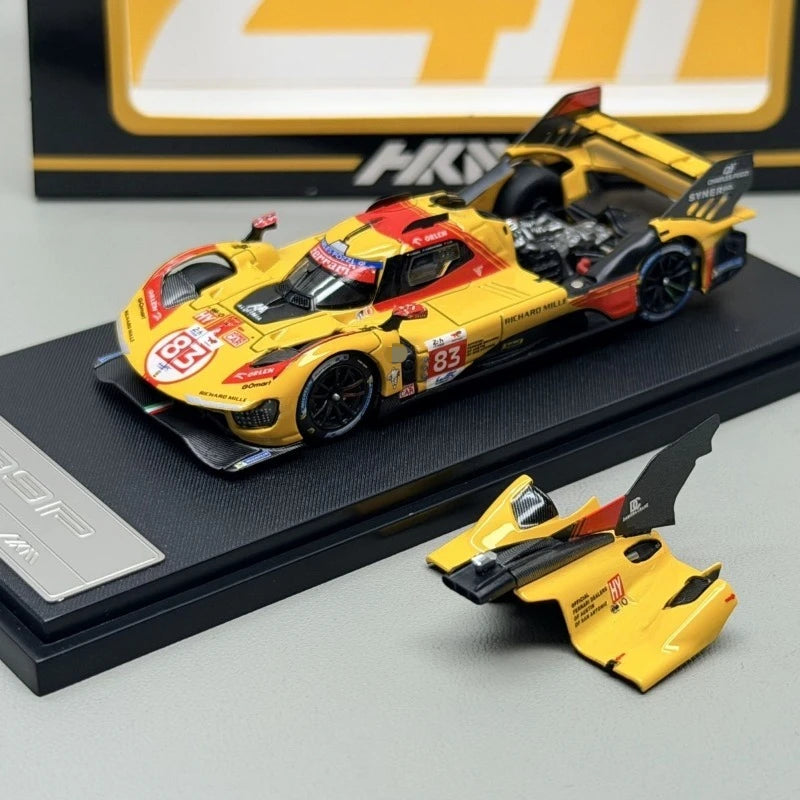 New Microturbo in Stock HKM 1:64 499P Hypercar Alloy Car Static Die Cast Vehicles Collection Model Car Toy