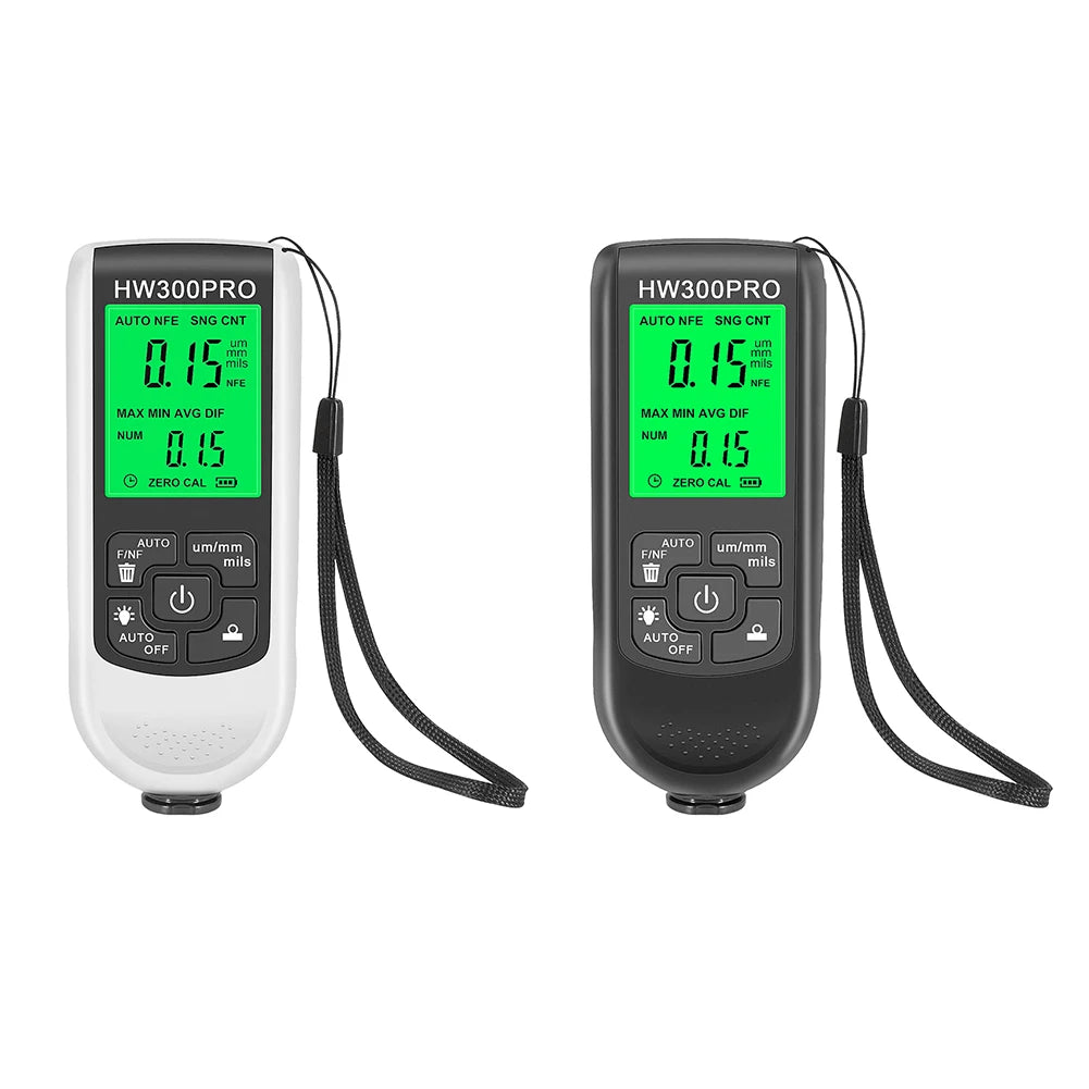 0-2000um Car Paint Film Thickness Tester Digital Display Metal Coating Tester Manual Paint Tools for Automobile for Fe/nfe