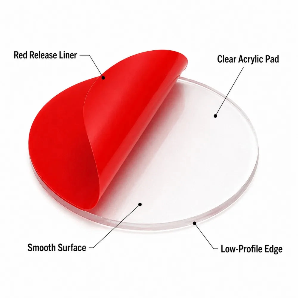 10-100Pcs Transparent Acrylic Double Sided Tape Pads Waterproof No Trace Super Strong Self Adhesive Stickers for Car Home