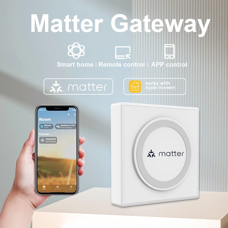 Matter Gateway Hub Homekit Tuya Zigbee BL Multi-model Gateway Smart Home Bridge Zigbee Google Home Smart Life App Control