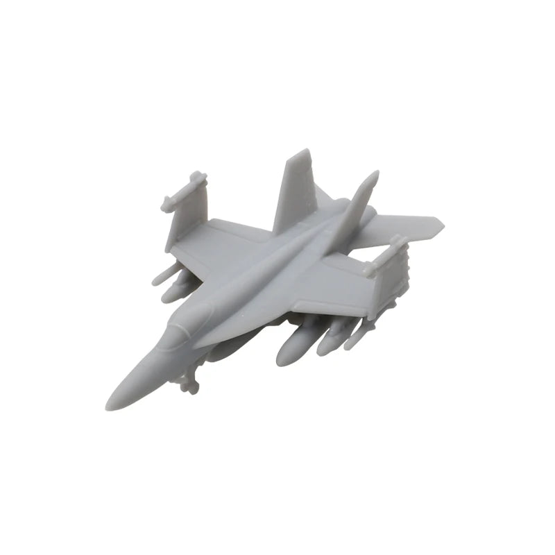 10PCS Model Length 7/26/45.5/52mm F-18E Super Hornet Shipborne Attacking Aircraft Folded Wing Children Interactive Military Toys