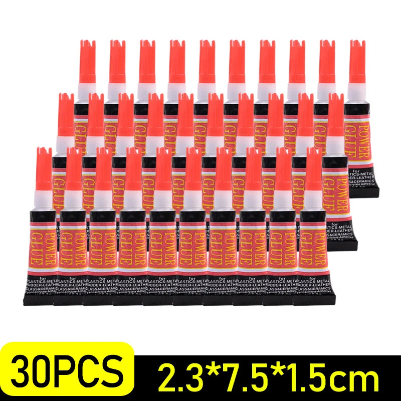 5-100PCS Liquid Super Glue Wood Rubber Metal Glass Cyanoacrylate Adhesive Stationery Nail Gel 502 Instant Strong Bond Leather